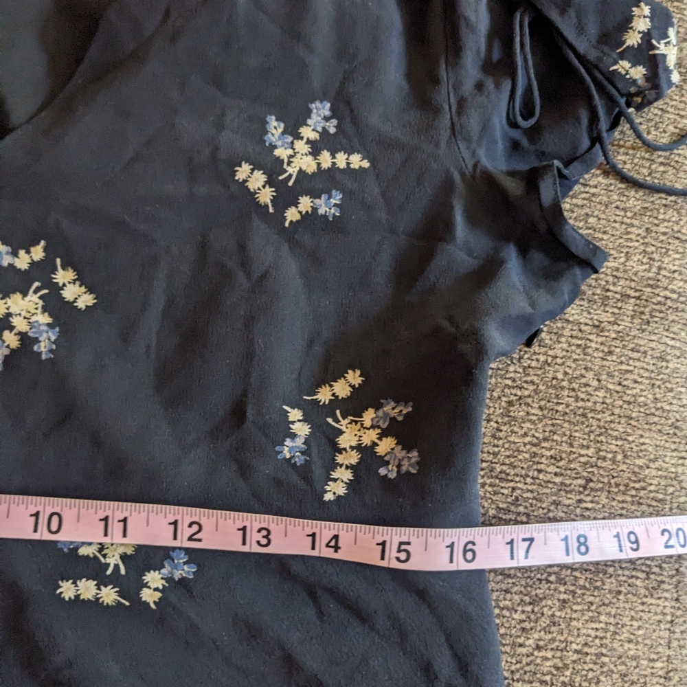 (Host Pick)Madewell Silk Poppy dress in Wild Botanic print - Picture 8 of 15